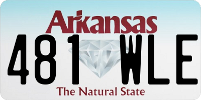 AR license plate 481WLE