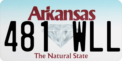 AR license plate 481WLL