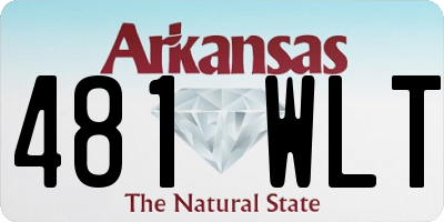 AR license plate 481WLT