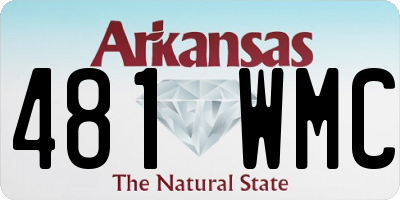 AR license plate 481WMC