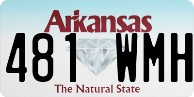AR license plate 481WMH