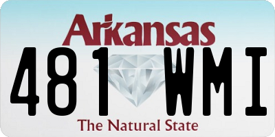 AR license plate 481WMI
