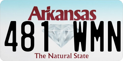 AR license plate 481WMN
