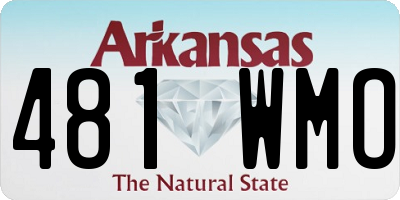 AR license plate 481WMO