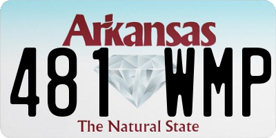 AR license plate 481WMP