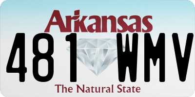AR license plate 481WMV