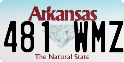 AR license plate 481WMZ