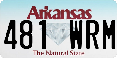 AR license plate 481WRM