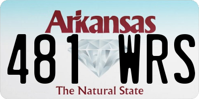 AR license plate 481WRS