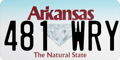 AR license plate 481WRY