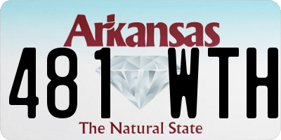 AR license plate 481WTH