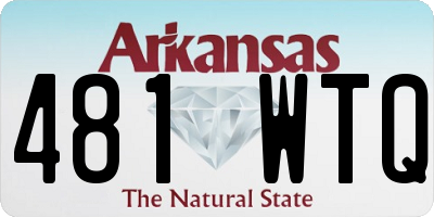 AR license plate 481WTQ