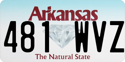 AR license plate 481WVZ