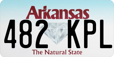 AR license plate 482KPL