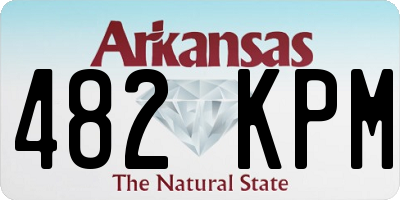 AR license plate 482KPM