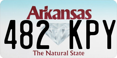 AR license plate 482KPY