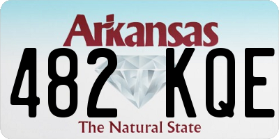 AR license plate 482KQE