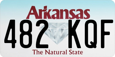 AR license plate 482KQF