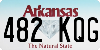AR license plate 482KQG
