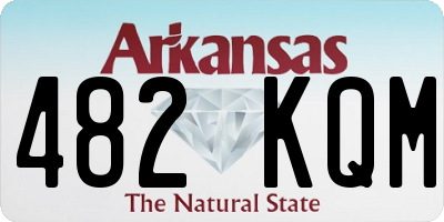 AR license plate 482KQM