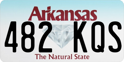 AR license plate 482KQS