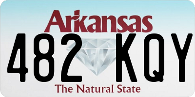AR license plate 482KQY