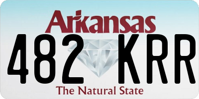AR license plate 482KRR