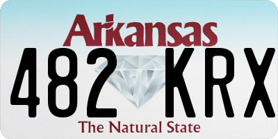 AR license plate 482KRX