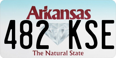 AR license plate 482KSE