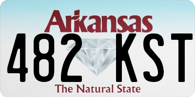AR license plate 482KST