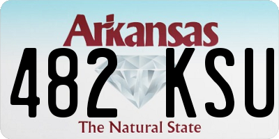 AR license plate 482KSU