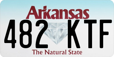 AR license plate 482KTF