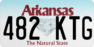 AR license plate 482KTG