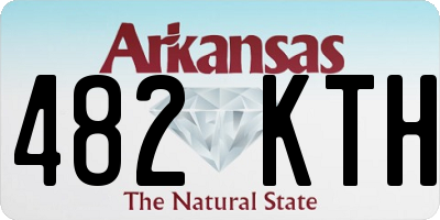 AR license plate 482KTH