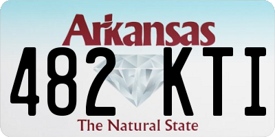 AR license plate 482KTI