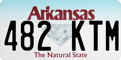AR license plate 482KTM