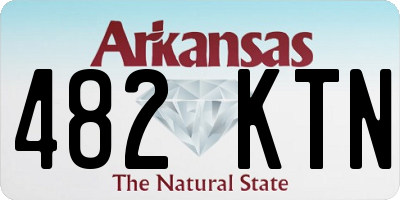 AR license plate 482KTN