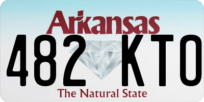 AR license plate 482KTO