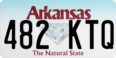 AR license plate 482KTQ