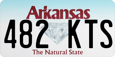 AR license plate 482KTS
