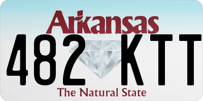 AR license plate 482KTT