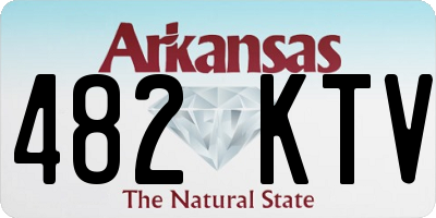 AR license plate 482KTV