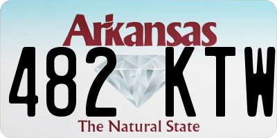 AR license plate 482KTW