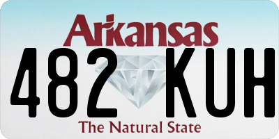 AR license plate 482KUH