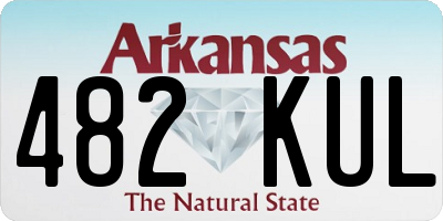 AR license plate 482KUL