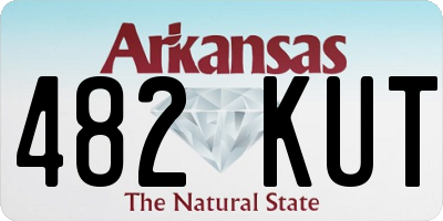 AR license plate 482KUT