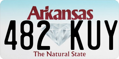 AR license plate 482KUY