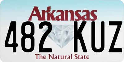 AR license plate 482KUZ