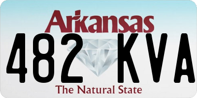AR license plate 482KVA