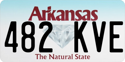 AR license plate 482KVE